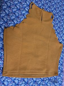 Shein Mustard Crop Top