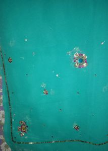Duppata Sequence And Stones Work