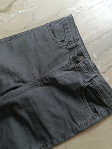 Zudio New Dark Grey Bootcut Jeans