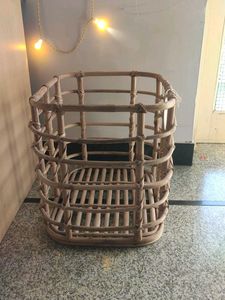 Bamboo Rattan Storage Basket Small