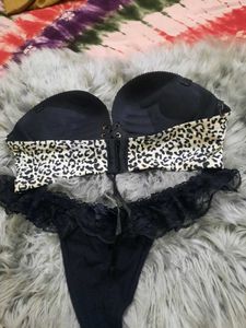 Leopard Print Lingerie Set