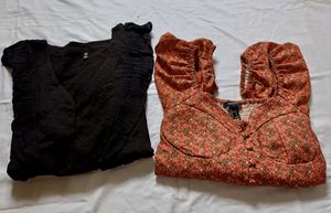 Orange N Black Tops Combo