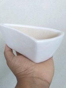White Ceramic Pot