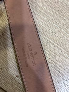 Louis Vuitton Brown Classic Belt
