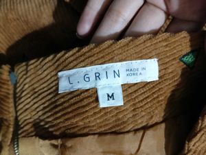 Brown Corduroy Skirt