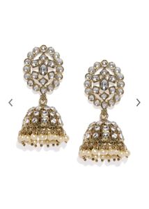 American Diamond Studded Jhumkas