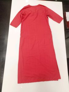 Red Kurta Set