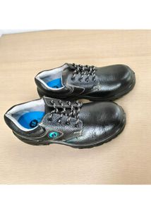 Bata Original Black Leather Safety Shoes