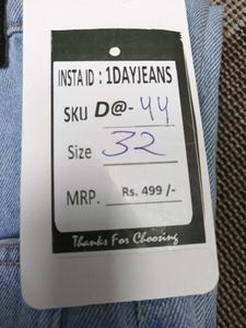 🥰D@44 Size-32 Cargo Jeans
