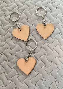 Wooden Keychain Set Of 3