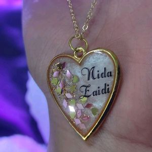 RESIN NAME PENDANT