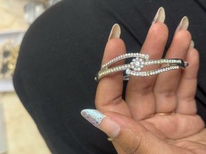 Sparkling Rhinestone Bangle Bracelet