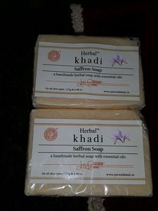 Herbal Khadi Saffron Soap