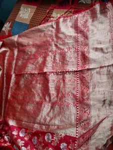 Red Banarasi Saree