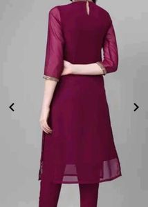 Elegant Purple Kurta