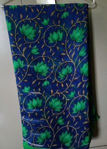 Blue Dailywear Saree
