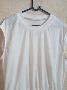 Summer Oversized Fashion Top Sleeveless White