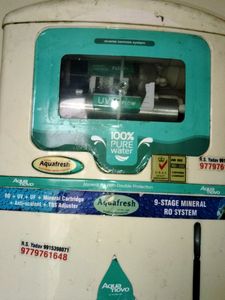 RO Aquafresh ( Water purifier) Working Condition