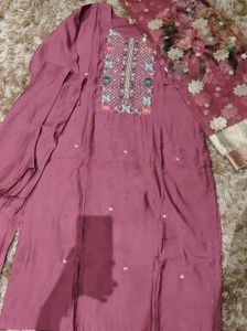 Luxury Kurti Set With Pant Duppata