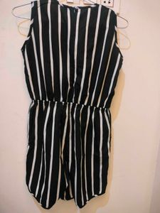 Striped Romper Jumpsuit