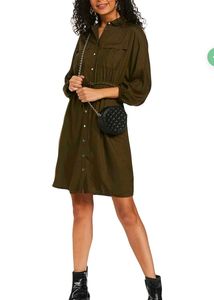 Easybuy Women&#39;s Rayon A-Line  Knee Length Dreses