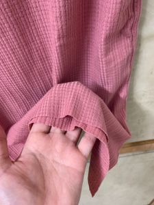 Pink Ribbed Tee - FIG top