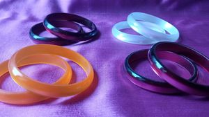 Multi Color Plastic Bangles Set Of 12