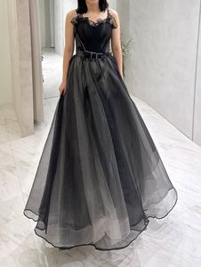 Sequins Glitter Luxury Black Gown