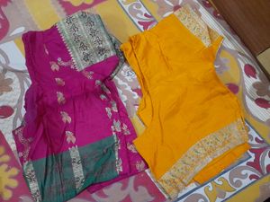 Silk Blouse Combo Set Of 2