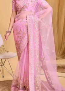Pink Saree