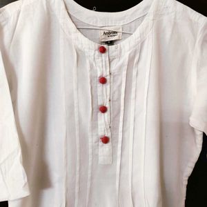 White Cotton Kurta