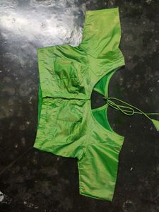 parrot green blouse