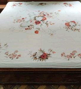 Floral Bedsheet Single Bed Imported