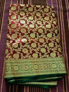 Banarsi Silk Saree 💚