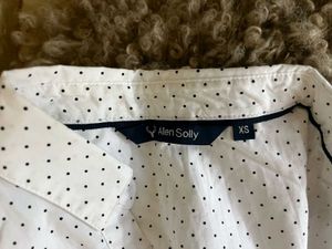 ALLEN SOLLY -  Smart white Formal Shirt With Dots