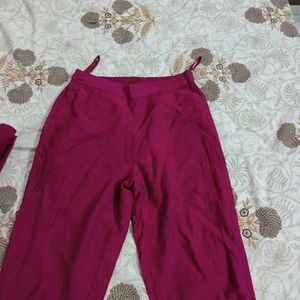 Women Kurta, trousers with dupatta