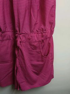 Pink Polka Dot Romper