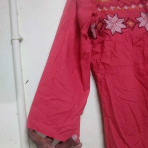 Embroidered Tunic Top