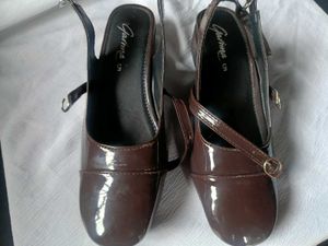 Vintage Brown Ballerina Shoes