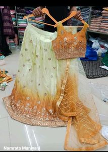 Lehga +Ready To Wear Saree