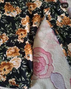 Black Floral Full Sleeve Top 🍂✨️