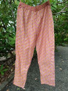 Vibrant Zig-Zag Kurti Pant