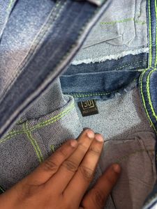 Denim Blue Shorts For Women