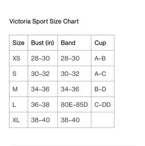 Victoria Sport Bra Size L