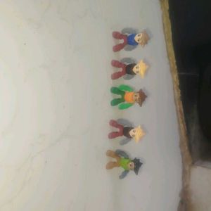 Anime Character Figures - Set of 5