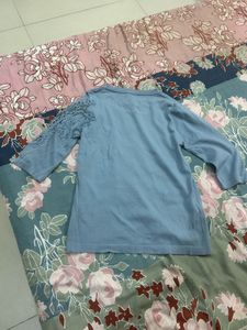 Stylish Blue Embellished Top