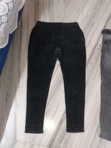 Two Black Denim Pants