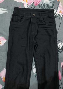 Black Jeans With Floral Print Short Kurti