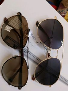 (UNUSED)Combo Of 2 Cool Winks Aviator Sunglasses