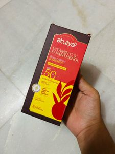 Atulya Vitamin C &amp; D-Panthenol Sunscreen SPF 50